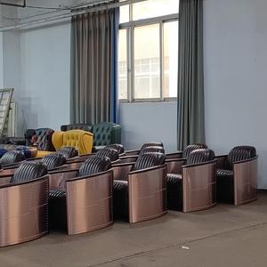 كرسي من الجلد الكلاسيكي العتيق لصالة الطيارين لغرف النوم وصالات السيجار ونوادي الويسكي KTV للجلوس أثاث على الطراز العتيق - Product Image 3