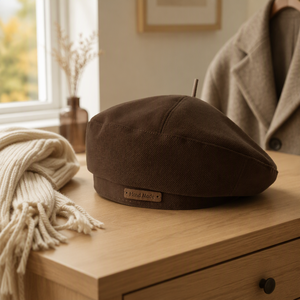 Boina para <span class=keywords><strong>Mujer</strong></span>, Otoño <span class=keywords><strong>Invierno</strong></span>, Combinable con Todo, Ajustable, Clásica, de Copa Redonda, Ligera, Plegable, Estilo Pintor - Product Image 6