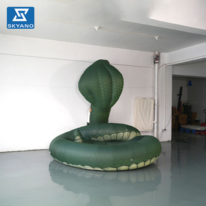Décoration de scène personnalisée avec serpent gonflable <span class=keywords><strong>géant</strong></span> vert Cobra - Product Image 2