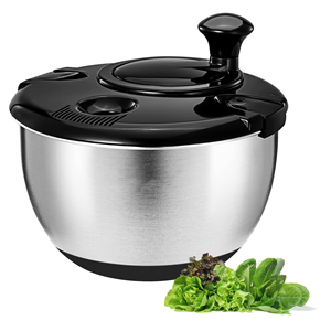 Rondella per verdure grande in acciaio inossidabile con filatore per <span class=keywords><strong>insalata</strong></span> con detergente e asciugatrice per lattuga a ciotola - Product Image 2