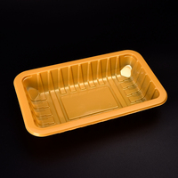 Présentoir réfrigéré de supermarché plateaux alimentaires à steak en plastique scellable plateaux à viande jetables pour les supermarchés