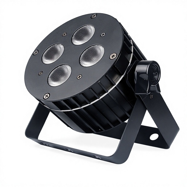 LED Mini Par Can Light 4*8w RGBWYU 6in1 Stage Effect Lighting Used for Room Events Wedding Decoration