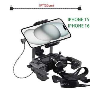 Câble de télécommande Micro vers USB C Accessoires de cordon de données OTG à 90 degrés pour drone <span class=keywords><strong>DJI</strong></span> - Product Image 6