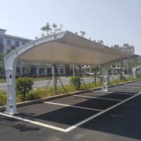 Abri de stationnement pour vélos de haute qualité de la marque HUIMING avec garantie de 3 ans, structure en membrane en PVDF/PTFE, abri pour voiture, protection solaire