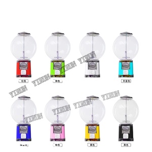 Distributeur automatique de capsules de bonbons et de jouets en forme de balle rebondissante de 32 mm, couleur rose, modèle Free Vend Mechanical - Product Image 1