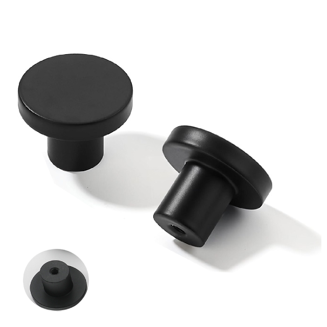 20 Pack Black Cabinet Knobs Round Drawer Pulls for Kitchen Cabinet Hardware Dressers Knobs and Closets