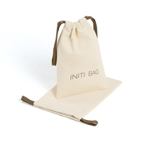 Sacs en toile de lin à cordon personnalisés avec logo, mini sacs réutilisables en coton pour le shopping, emballage cadeau de haute qualité pour bijoux, sacs de rangement anti-poussière