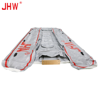 Bateau de transport gonflable pliable 4m 6m 8m, équipement de sauvetage aquatique portable SAR, embarcation de sauvetage à moteur hors-bord