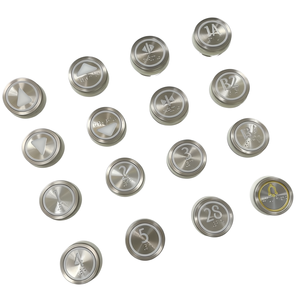 Bouton d'ascenseur KONE KDS220 KDS330 en acier inoxydable, métal, plastique, pièce d'origine - Product Image 2