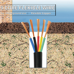 สายทองแดงหุ้มฉนวน PVC ขนาด 20 AWG 300/500V สีส้ม สำหรับใช้งานใต้ดิน รุ่น RVV - Product Image 2