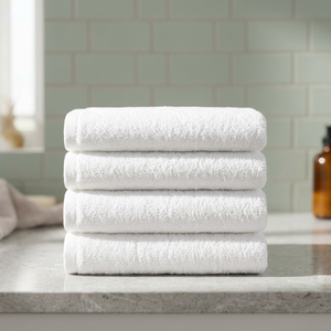 Lot de serviettes de voyage rectangulaires 70x140cm en coton 100% absorbant, séchage rapide, couleur unie, haute qualité, pour adultes, fabriquées en Turquie - Product Image 2