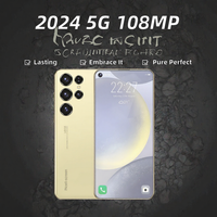Smartphone 5G avec appareil photo 108MP, 16 Go de RAM, 1 To de stockage, écran cellulaire, reconnaissance faciale, empreinte digitale, double SIM, Android