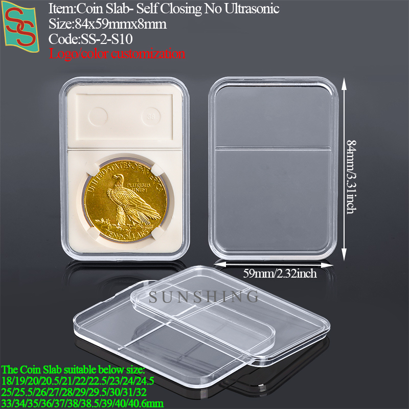 S10 Coin Slab à fermeture automatique