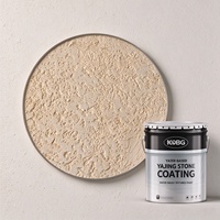 Peinture décorative texturée à base d'eau pour murs intérieurs et extérieurs, effet sable de quartz, pour bâtiments commerciaux et résidentiels