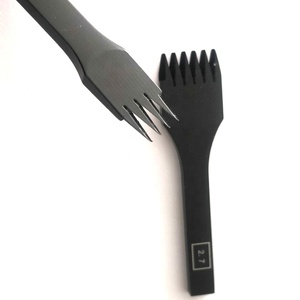 DIY Handmade Black Non-slip <strong>Leather</strong> Craft Tool <strong>Leather</strong> Craft Kits <strong>Leather</strong> <strong>Hole</strong> <strong>Punch</strong> - Product Image 5