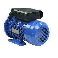 Moteur asynchrone monophasé 4 pôles LF 2,2 CV ML100L1-4 B35 115/120V 50/60Hz, boîtier en aluminium, montage par bride, efficacité IE1/IE2