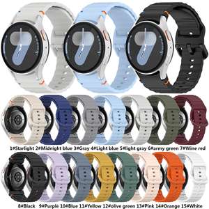 Climber Estilo original Línea de silicona ondulada Deportes 40mm 44mm Correa para Samsung Galaxy Watch 7 SE 6 Classic 5 Pro 4 - Product Image 3