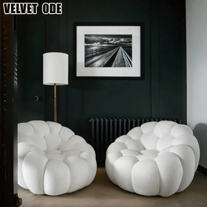 Divano Trendy 3D Tufted Bubble in Tessuto Morbido Felpato, Layout Personalizzabile OEM per <span class=keywords><strong>Arredamento</strong></span> Interno <span class=keywords><strong>di</strong></span> Caffè e Club - Product Image 1