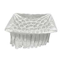 Sac filtrant pour pulvérisateur à lit fluidisé, anti-poussière, de qualité alimentaire FDA, rayé, antistatique, pour usine GMP, pour le traitement des couches filtrantes