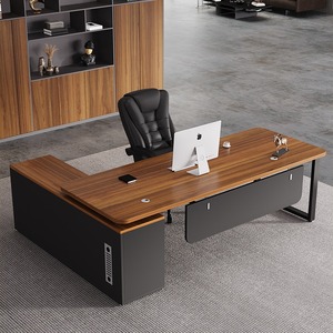 Escritorio <span class=keywords><strong>de</strong></span> Oficina en Forma <span class=keywords><strong>de</strong></span> L Moderno y Sencillo XT con Combinación <span class=keywords><strong>de</strong></span> Silla y Escritorio <span class=keywords><strong>de</strong></span> Madera <span class=keywords><strong>de</strong></span> Pino para Oficina <span class=keywords><strong>de</strong></span> Director - Product Image 3