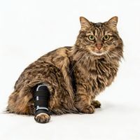 Attelle Professionnelle pour Patte de Chien, Étanche IP67, en Polyester, Soutien Articulaire Carpal Tarsal, pour la Récupération des Blessures, Enveloppement de Patte Arrière ou Avant