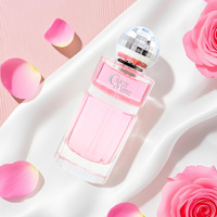 Perfume Original Glamorous Sparkling 100mL Perfume personalizable con aroma acuático con botella cuadrada y tapa de bola de discoteca