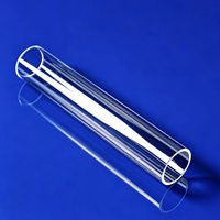 Tubes et cylindres en verre de quartz résistant à la chaleur, personnalisés en usine, tubes en quartz UV, soudables, pliables, sans ozone, surface polie
