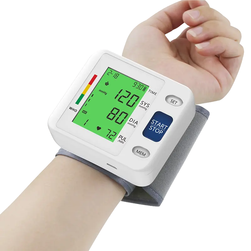 Hot Blood Pressure Monitor omr kỹ thuật số USB Kỹ thuật số chính xác tự động BP kỹ thuật số Máy Đo Huyết Áp Cổ Tay Huyết Áp Màn hình