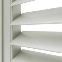 Volets en PVC renforcé haut de gamme avec âme en aluminium, volets de plantation résistants aux UV, fabricant de stores de fenêtre.