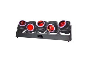 TB5 5Pcs 60W RGBL LED Moving Bar <b>Light</b> 840W Stage Wash Lighting for Performance <b>Night</b> Club Warm White Stage <b>Light</b> - Product Image 2