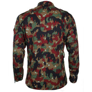 Original Swiss M83 Camo Field Jacket Camouflage Coat Parka <span class=keywords><strong>Chaqueta</strong></span> táctica al aire libre para hombre - Product Image 4