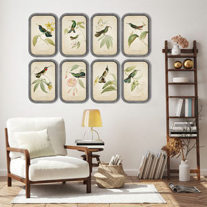 Cadre de photo décoratif mural, Collection printemps, ensemble de 8 panneaux, décoration pour la maison <span class=keywords><strong>et</strong></span> le bureau - Product Image 2