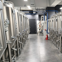 Système de brasserie artisanale HEM 1500L-5000L, équipement de brasserie artisanale avec fermentation pour la fabrication d'alcool, garantie de 6 ans
