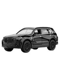 Voiture miniature BMW X7 en alliage à l'échelle 1/36, modèle de voiture à tirer en arrière pour enfants, jouets tout-terrain personnalisés en métal moulé sous pression