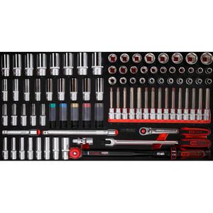 KS TOOLS-813,0086 Juego de llaves de vaso de 1/2 ''en inserto de espuma (86 piezas)-EAN 4042146848074 OTROS CONJUNTOS DE HERRAMIENTAS - Product Image 1