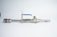 Débitmètre massique de gaz thermique en acier inoxydable d'usinage CNC avec ligne de micro-usinage à coque enfichable