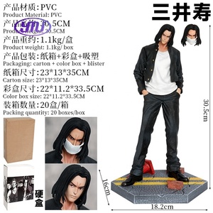 รูปปั้นอะนิเมะสแลม <span class=keywords><strong>Dunk</strong></span> รูปปั้นการ์ตูนญี่ปุ่นรูปปั้นหุ่นพีวีซีตุ๊กตาหุ่นของเล่น Mitsui Hisashi GK Haruko akagi รูปปั้นอะนิเมะ - Product Image 2
