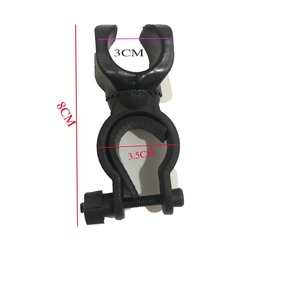 Soporte para luz de bicicleta tipo C, soporte de plástico ajustable para linterna, para equipo de ciclismo - Product Image 2