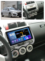 MEKEDE Android 11 8+128 Go IPS DSP Vidéo de voiture pour Honda Jazz 1 GD 2001 - 2008 Fit 2001-2009 Car-play AM FM RDS Radio stéréo