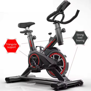 <span class=keywords><strong>Vélo</strong></span> d'appartement magnétique en acier et aluminium pour le cyclisme intérieur, système de transmission par courroie, idéal pour la remise en forme à domicile et la salle de sport - Product Image 4