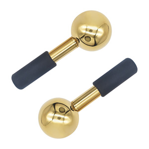 Beauty Ice Globes for Face <strong>Eyes</strong> Cooling Massage Gold Rose Gold Silver Facial <strong>Cryo</strong> Metal Ice Globes Massage - Product Image 2