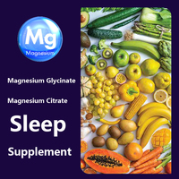 Gummies de magnésium OEM ODM en promotion, 500 mg par portion, saveur framboise, complément alimentaire, 60 unités, 30 jours d'approvisionnement pour la nuit