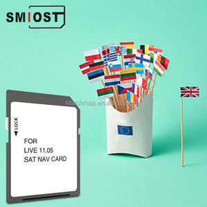 SMIOST pour Renault <span class=keywords><strong>Master</strong></span> Trafic 3 GPS Navigation Carte <span class=keywords><strong>Sat</strong></span> Nav SD CID Navigation Tom Carte 16GB Live 11.05 - Product Image 1