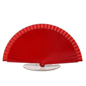 Abanico de Madera de Color Sólido Español, Abanico Plegable de Bambú Chino Portátil, Regalos de Boda para Invitados, Decoración de Fiestas, Abanico de Arte y Danza - Product Image 5
