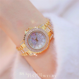 นาฬิกาข้อมือผู้หญิงแบรนด์ BS Bee Sister ประดับคริสตัลหรูหรา รุ่น FA 1568 - Product Image 2
