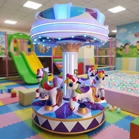 Manège pour enfants avec lumières LED, musique, rotation, sûr, durable, de haute qualité, professionnel, amusant