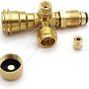 Adaptateur en T en laiton pour entrée d'eau de camping-car, 4 ports, pour utilisation en camping-car - Product Image 2