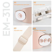 Masseur oculaire intelligent à un clic, design léger, avec chaleur et froid, musique Bluetooth, vibrations haute fréquence, masque pour les yeux