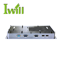 Nuevo Diseño de Computadora Industrial sin Ventilador IBOX-3046 Compatible con Voltaje Amplio de 9V-36V 4*Intel LAN PC Integrada I5