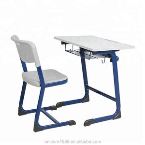 โต๊ะและเก้าอี้เรียบง่ายสำหรับฝึกเด็กอายุ6-18ปี - Product Image 6